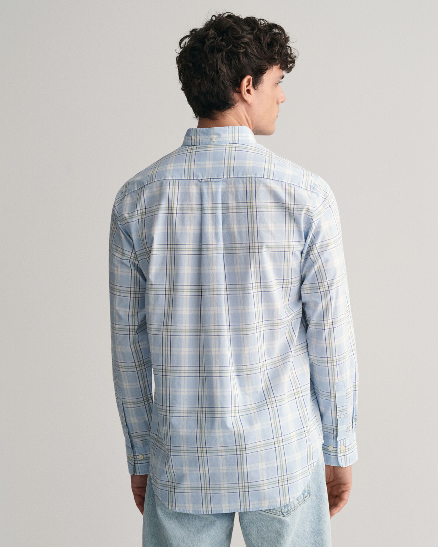Regular Fit Checked Poplin Shirt