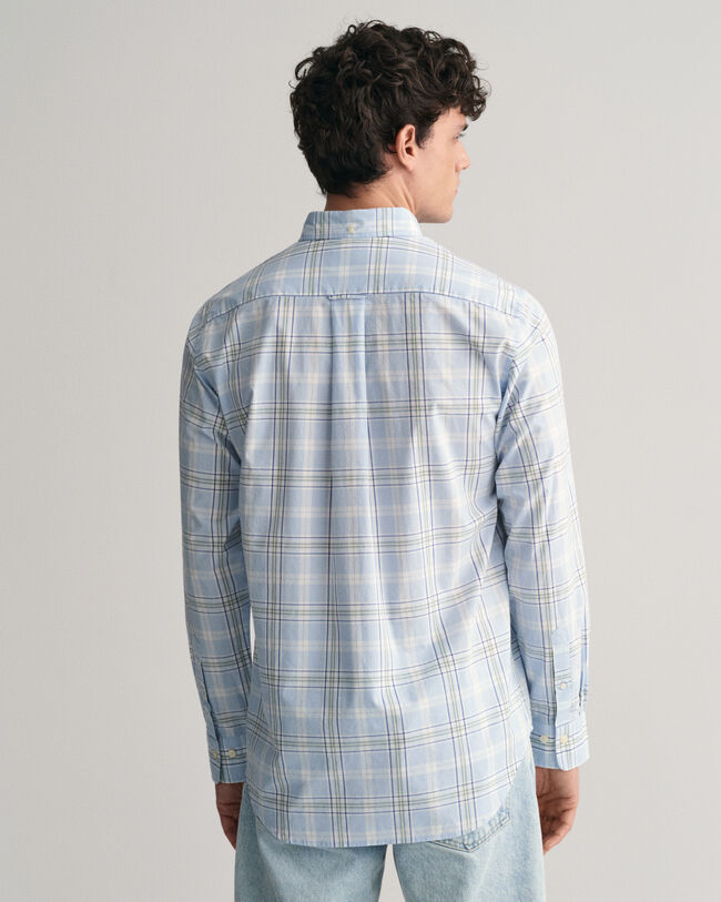 Regular Fit Checked Poplin Shirt