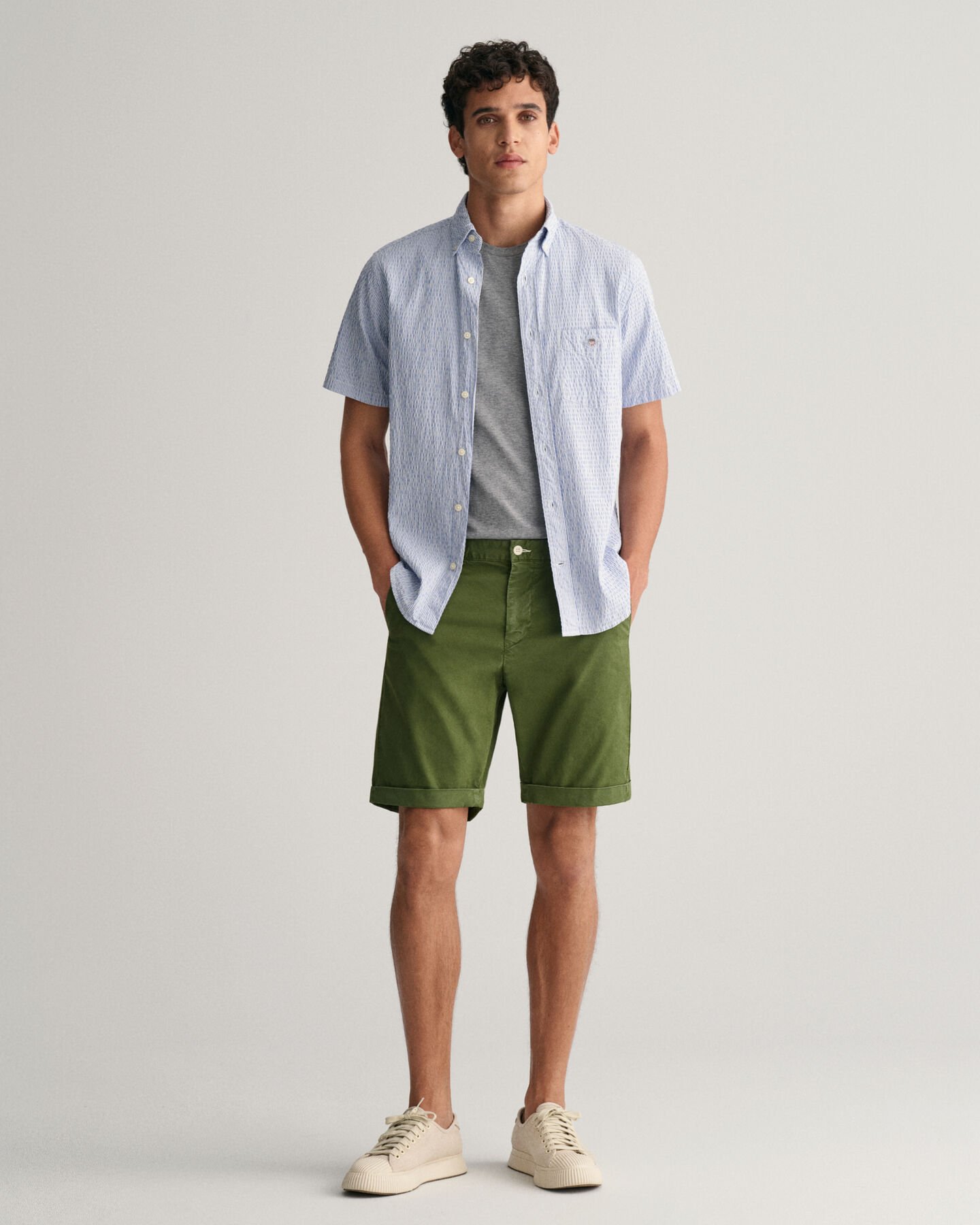 Regular Fit Sunfaded Shorts