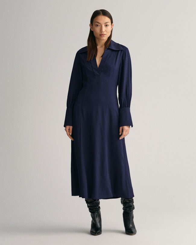 Slim Fit High Cuffs Dress