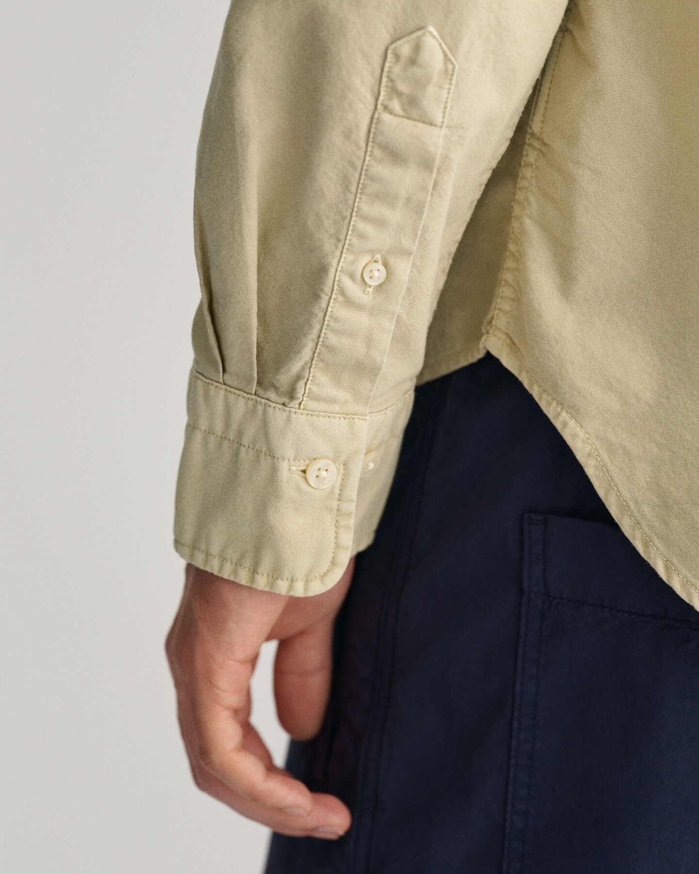 Regular Fit Sunfaded Archive Oxford Shirt