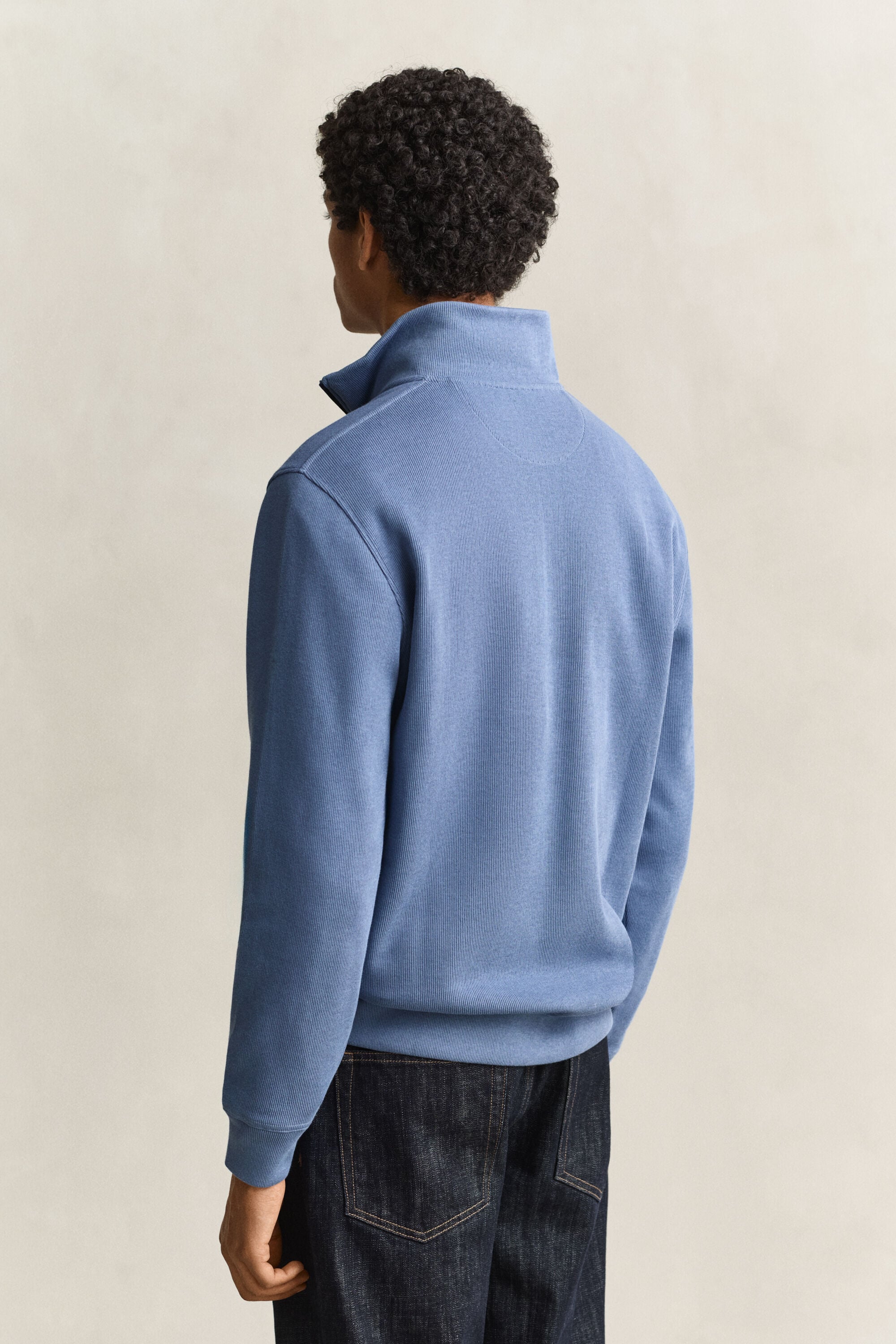 Sacker Rib Half-Zip Sweatshirt