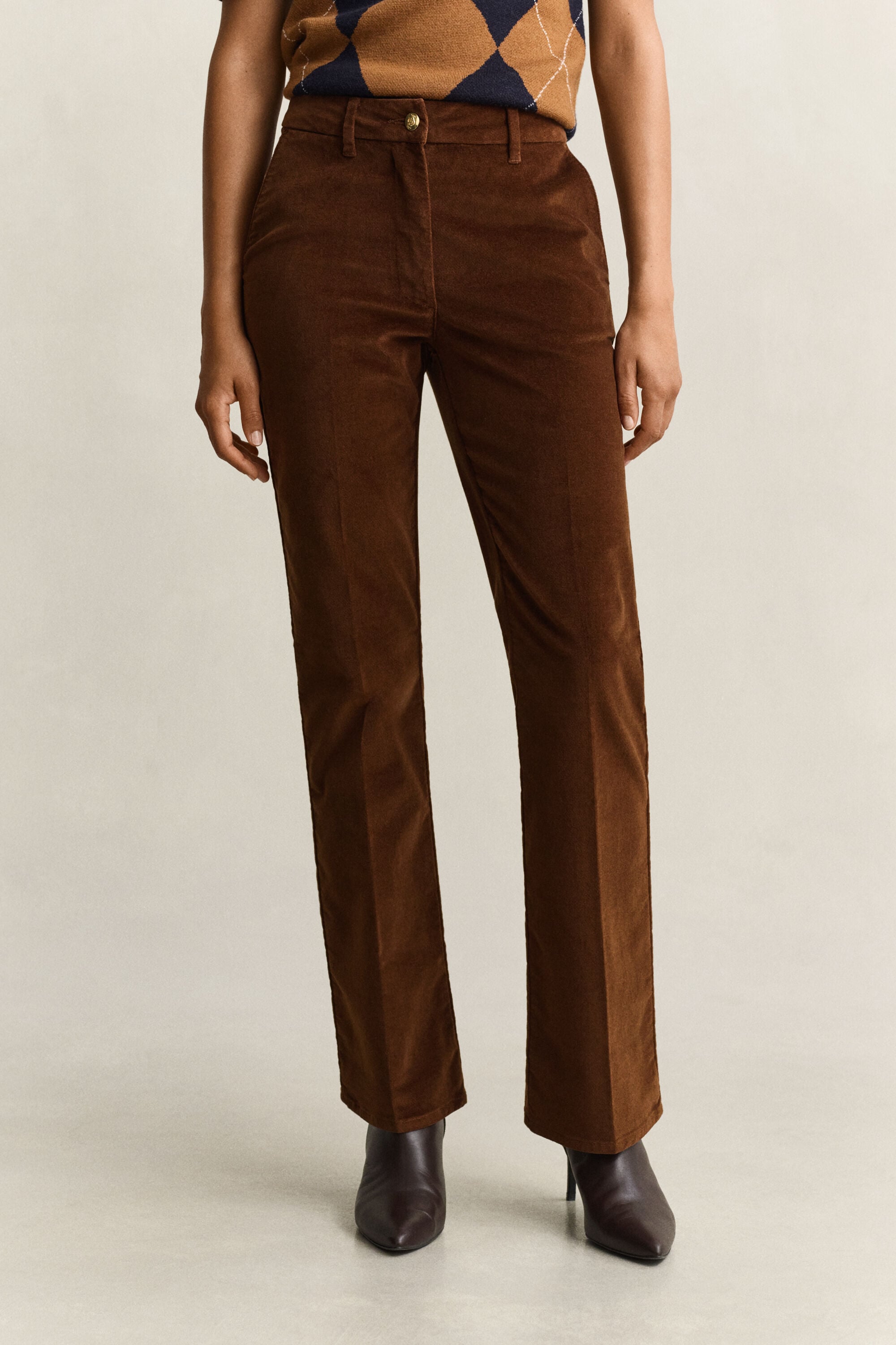 Flared Velvet Pants