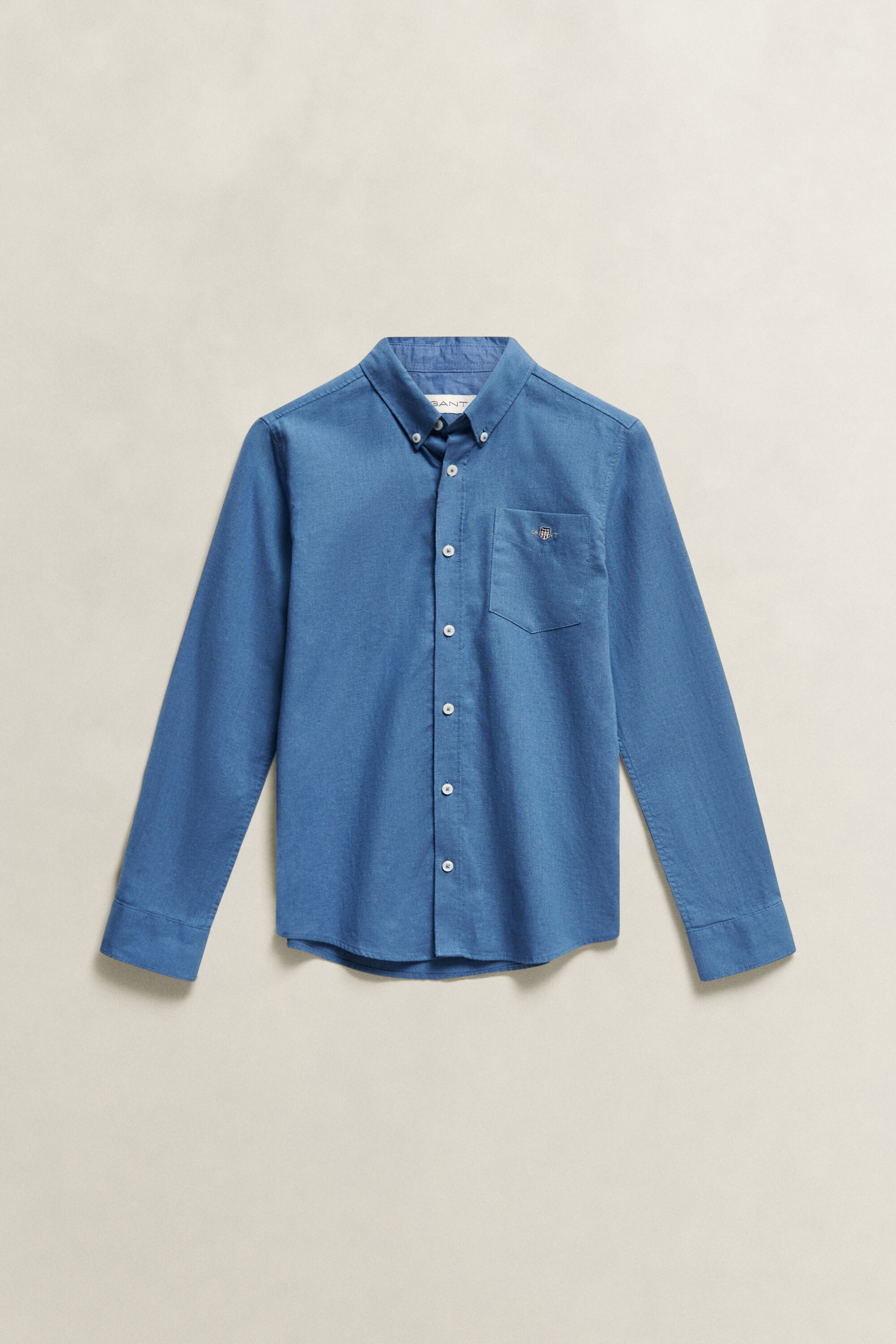 Teen Boys Linen Blend Shirt