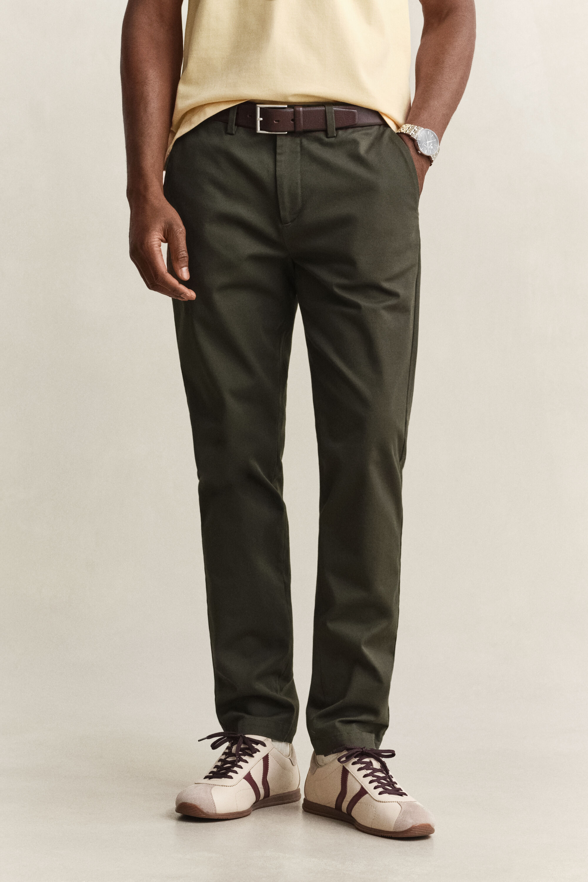 Slim Fit Smart Chinos