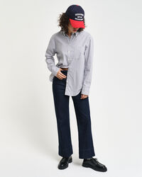 Relaxed Fit Striped Luxury Oxford Shirt