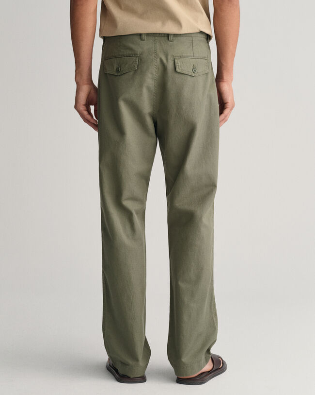 Regular Fit Cotton Linen Chinos
