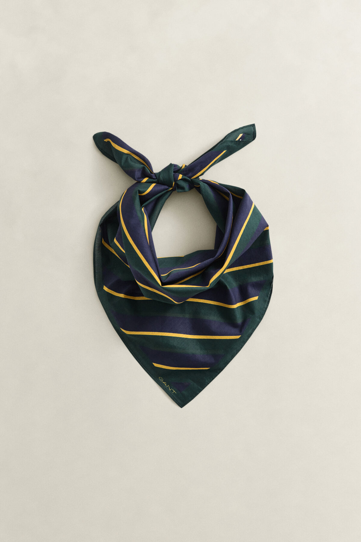 Striped Bandana — TARTAN GREEN