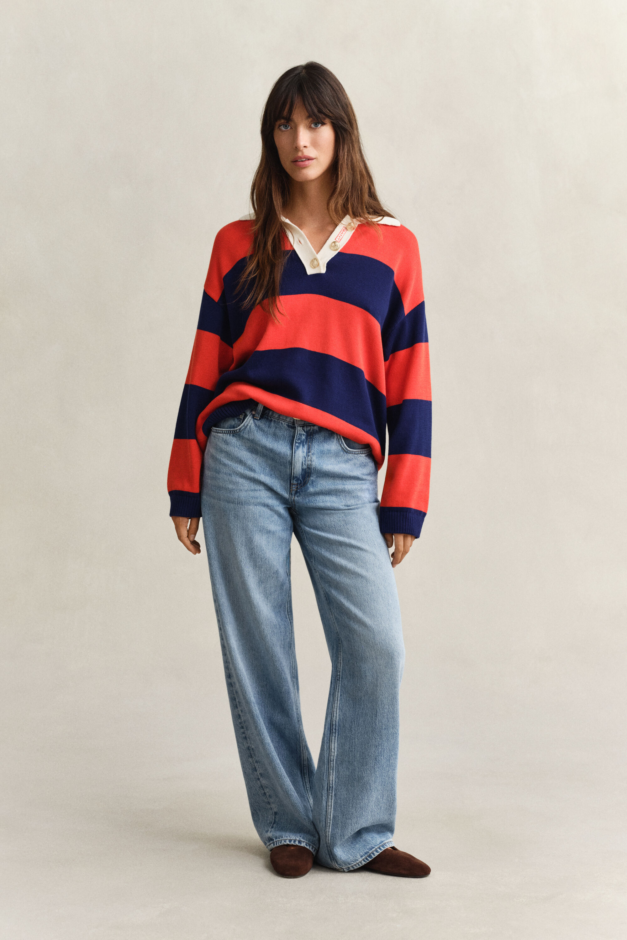 Striped Cotton Rugger