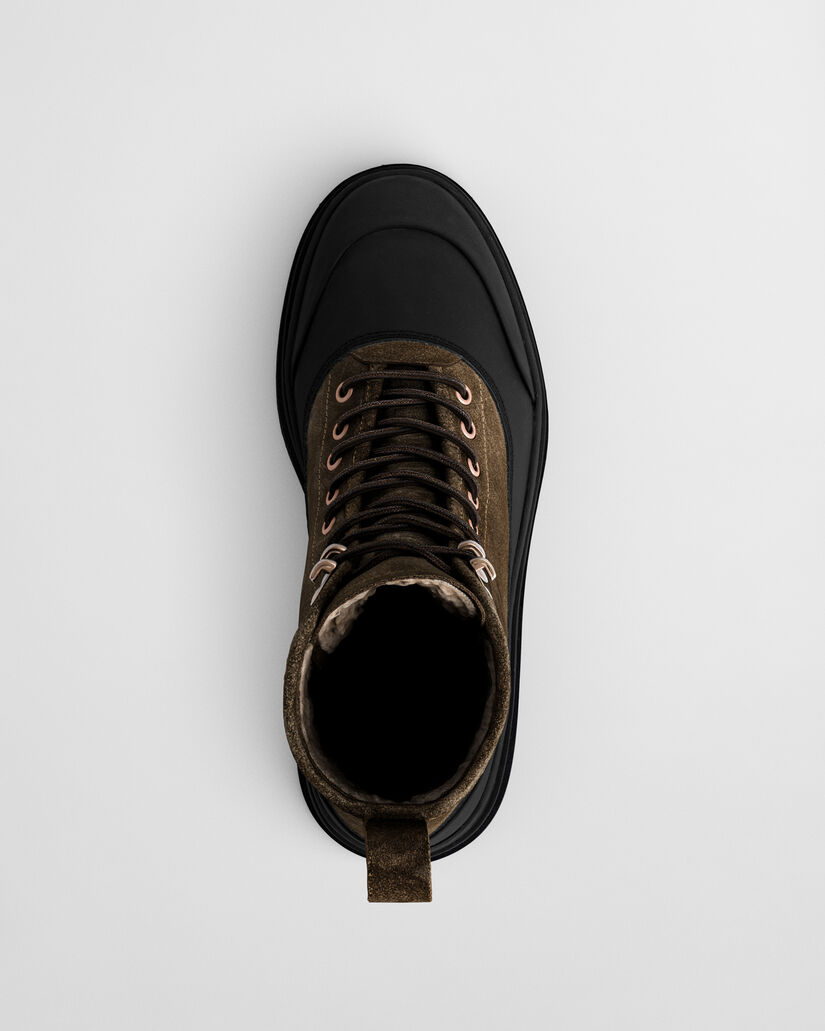 Blistown Suede Lace-Up Boots