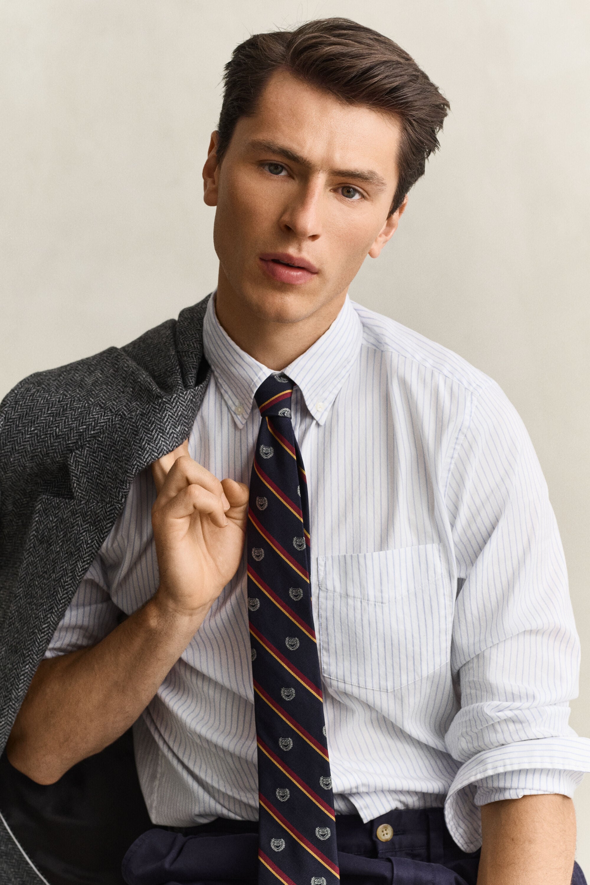 Gant x Yale Striped Oxford Shirt