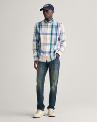 Regular Fit Seersucker Madras Shirt