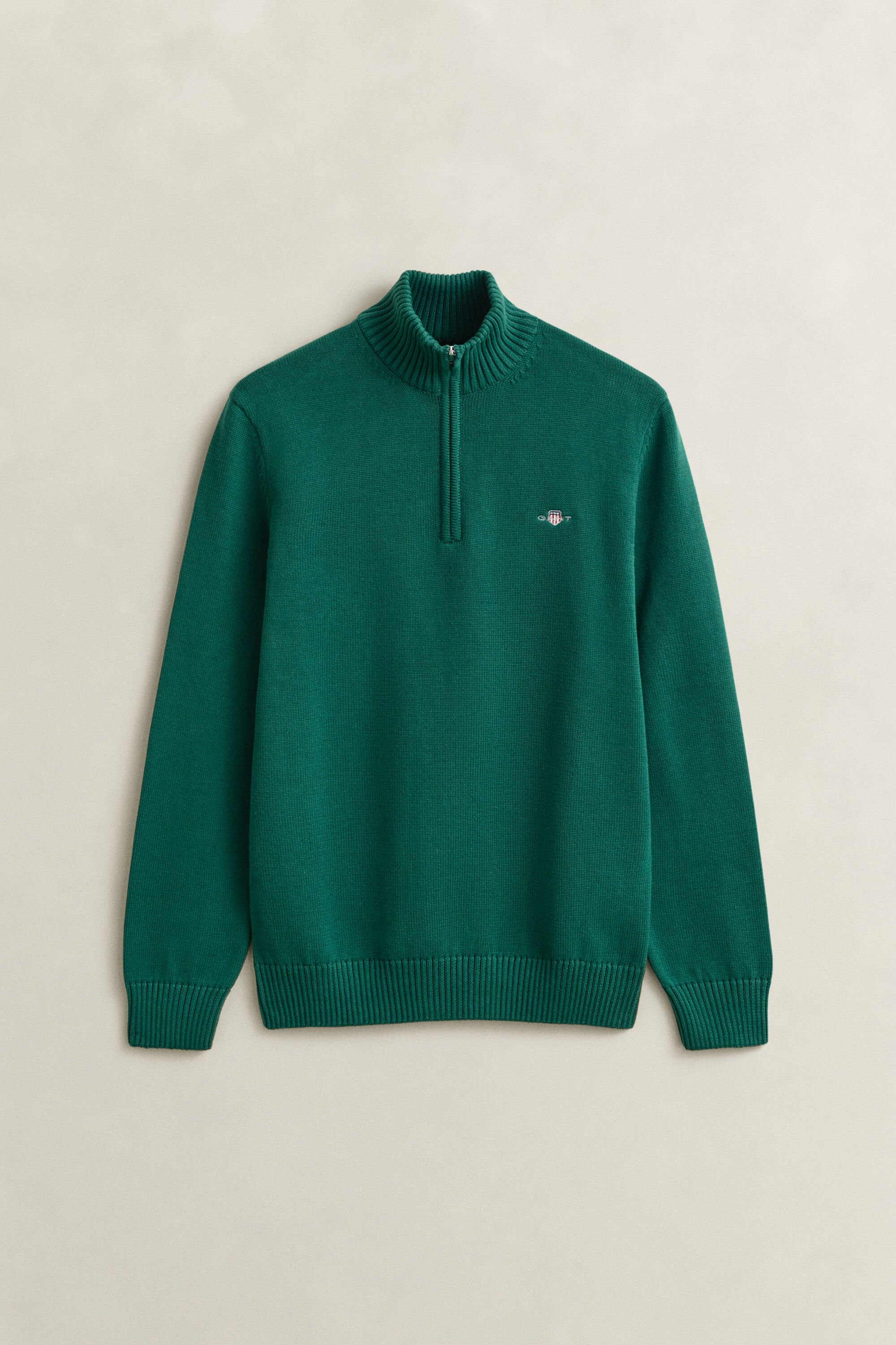 Casual Cotton Half-Zip Sweater