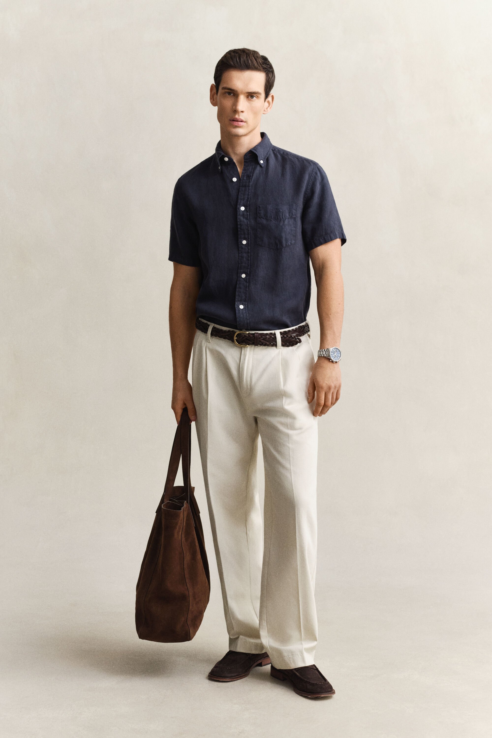 Short Sleeve Linen Shirt