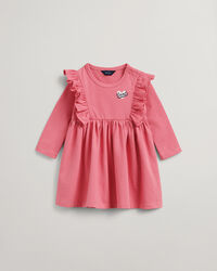 Baby Girl Heart Script Jersey Dress