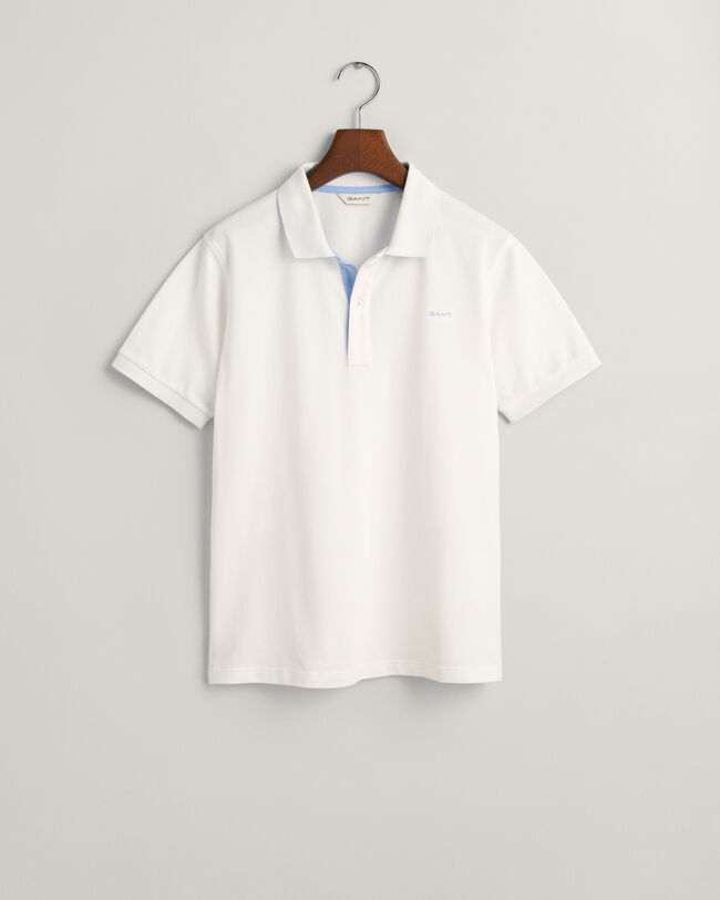 Teens Contrast Piqu&eacute; Polo Shirt