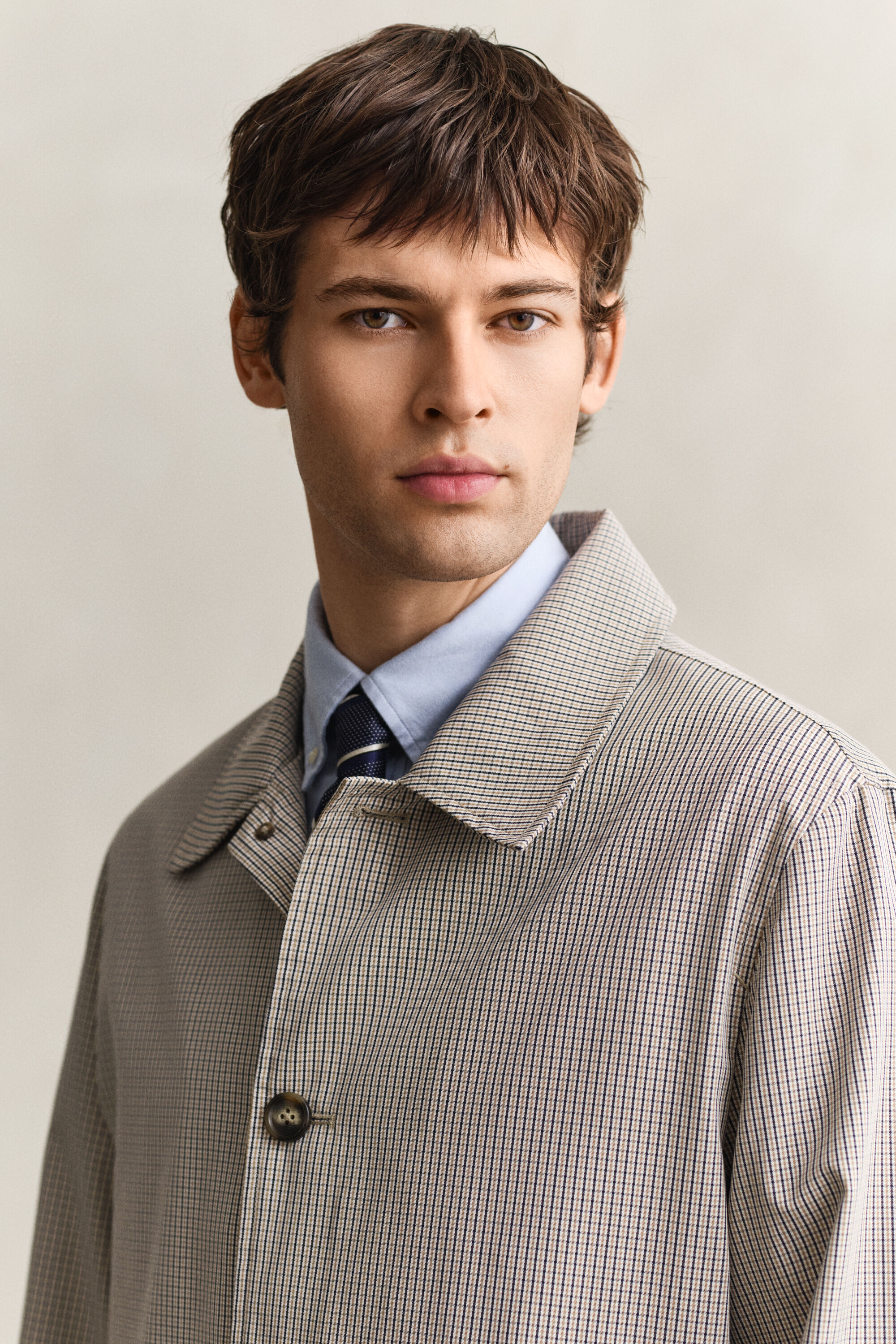 Cotton Blend Car Coat