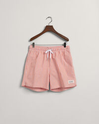 Classic Fit Seersucker Swim Shorts