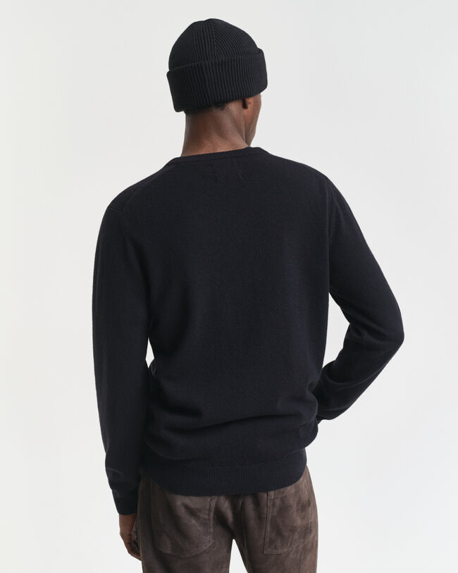 Superfine Lambswool V-Neck Sweater