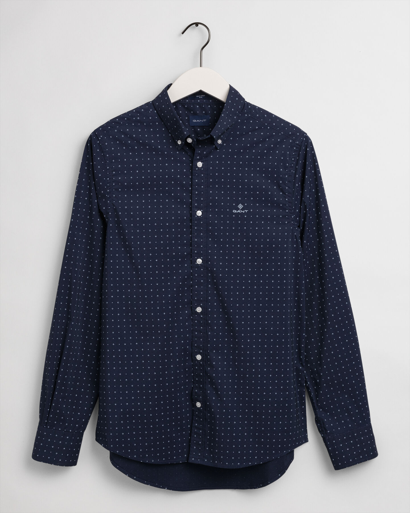 Slim Fit Tech Prep&trade; Signal Dot Broadcloth Shirt