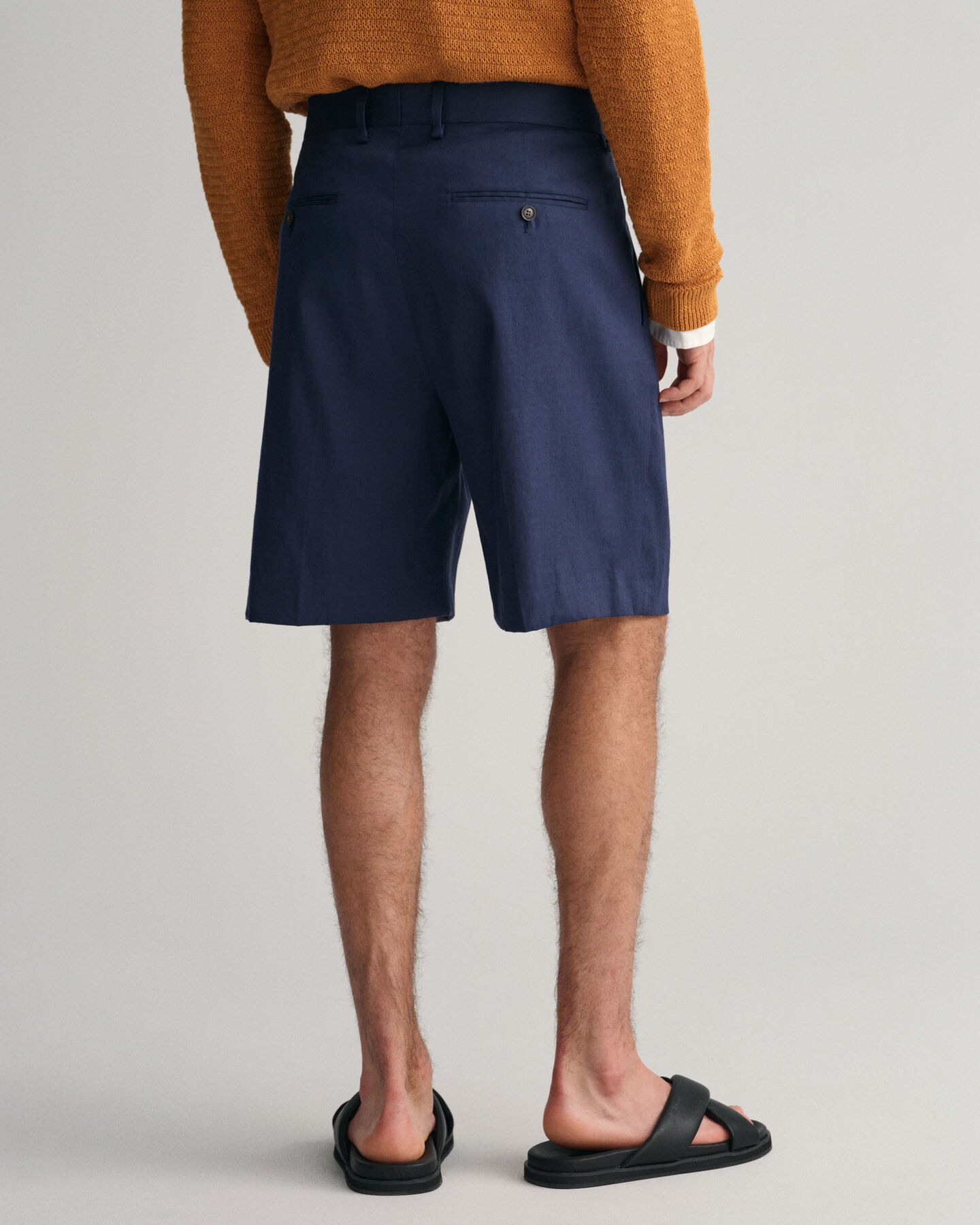 Cotton Linen Suit Shorts