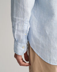 Regular Fit Striped Linen Shirt