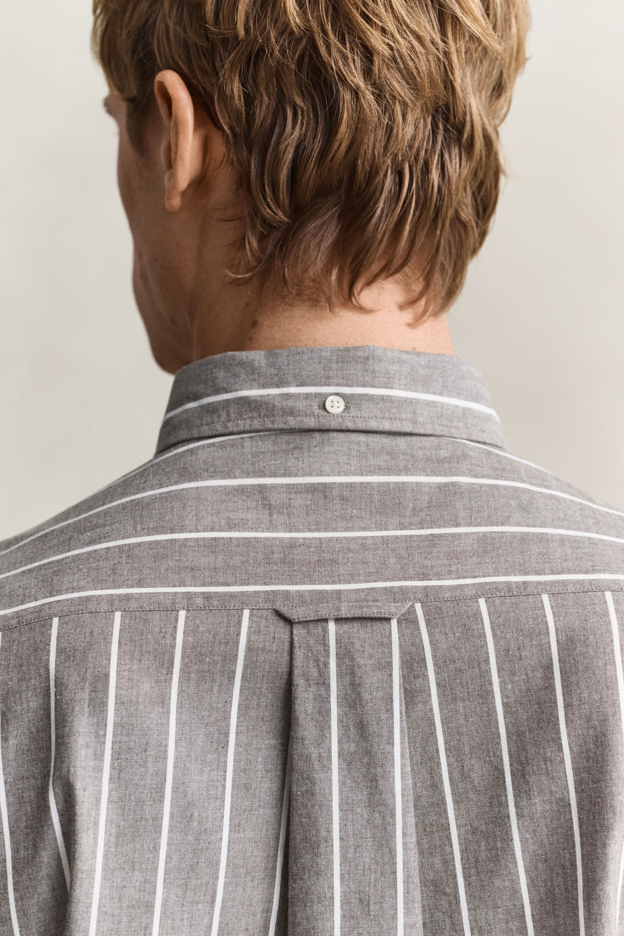 Striped Mélange Poplin Shirt
