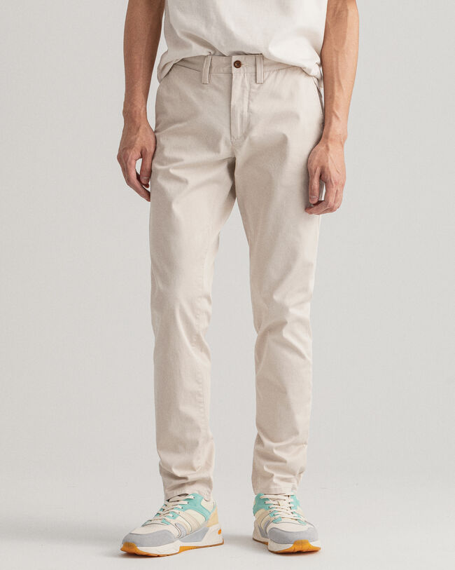 Hallden Slim Fit Twill Chinos
