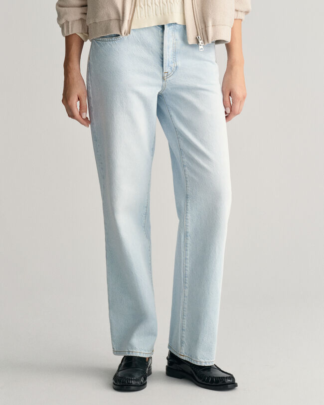 Straight Leg Rigid Jeans