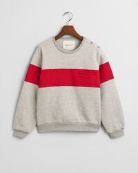 Color Blocked Crew Neck Sweatshirt
