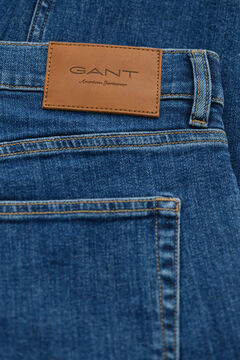Slim Clean Wash Jeans — MID BLUE VINTAGE 1