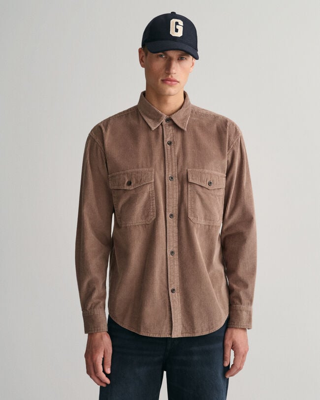 Relaxed Fit Corduroy Shirt