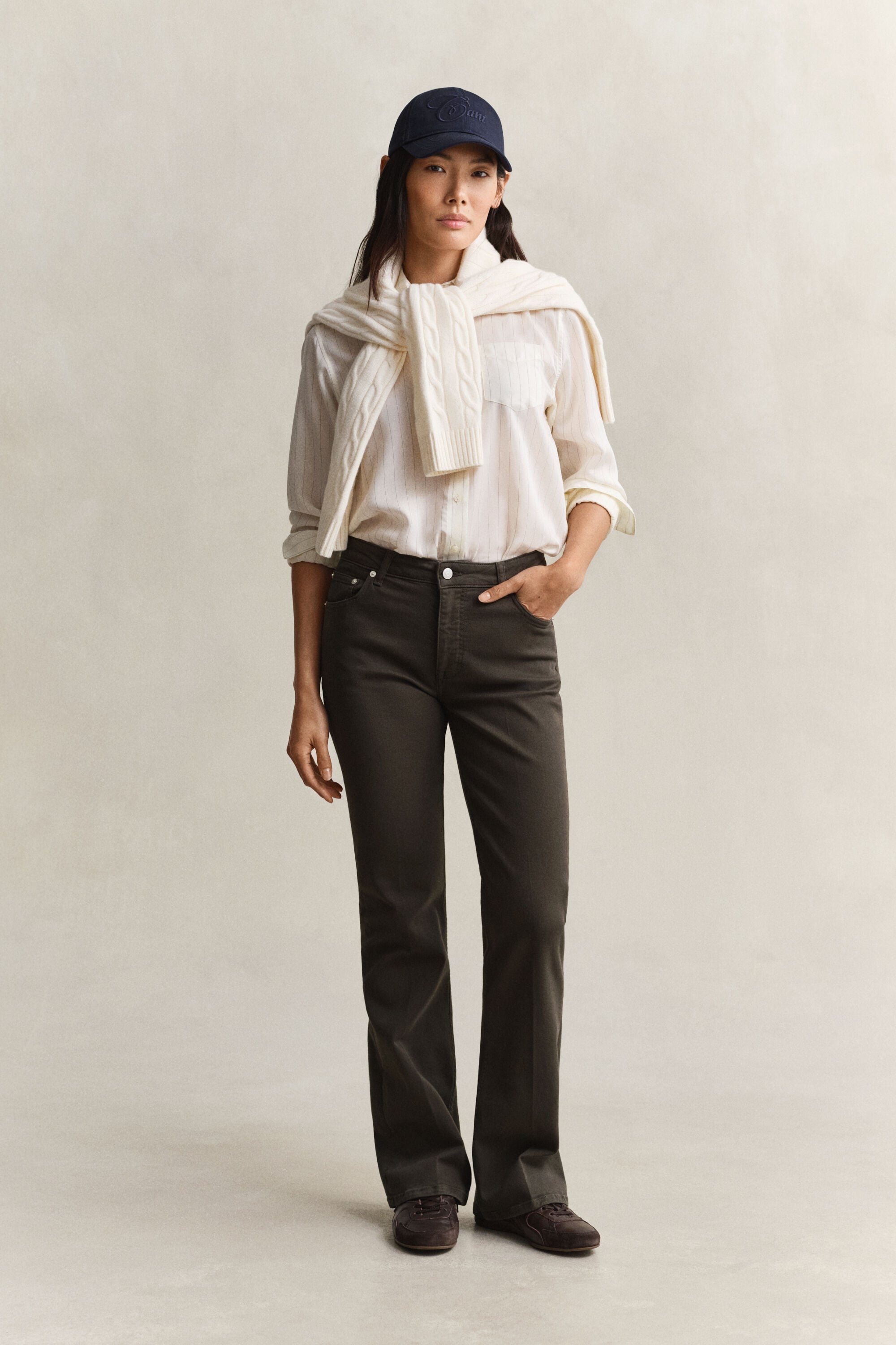 Slim Flared Color Jeans