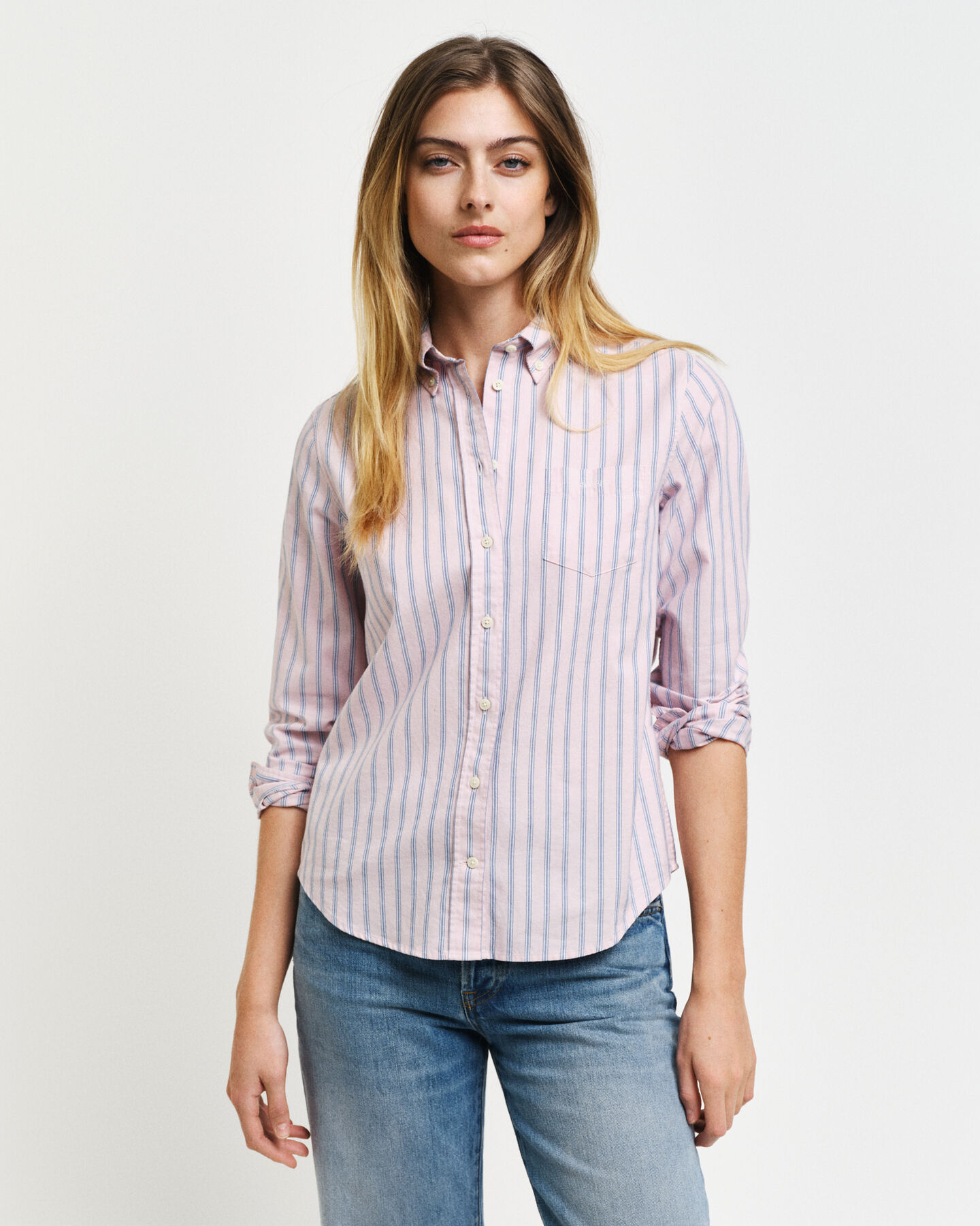Regular Fit Striped Archive Oxford Shirt