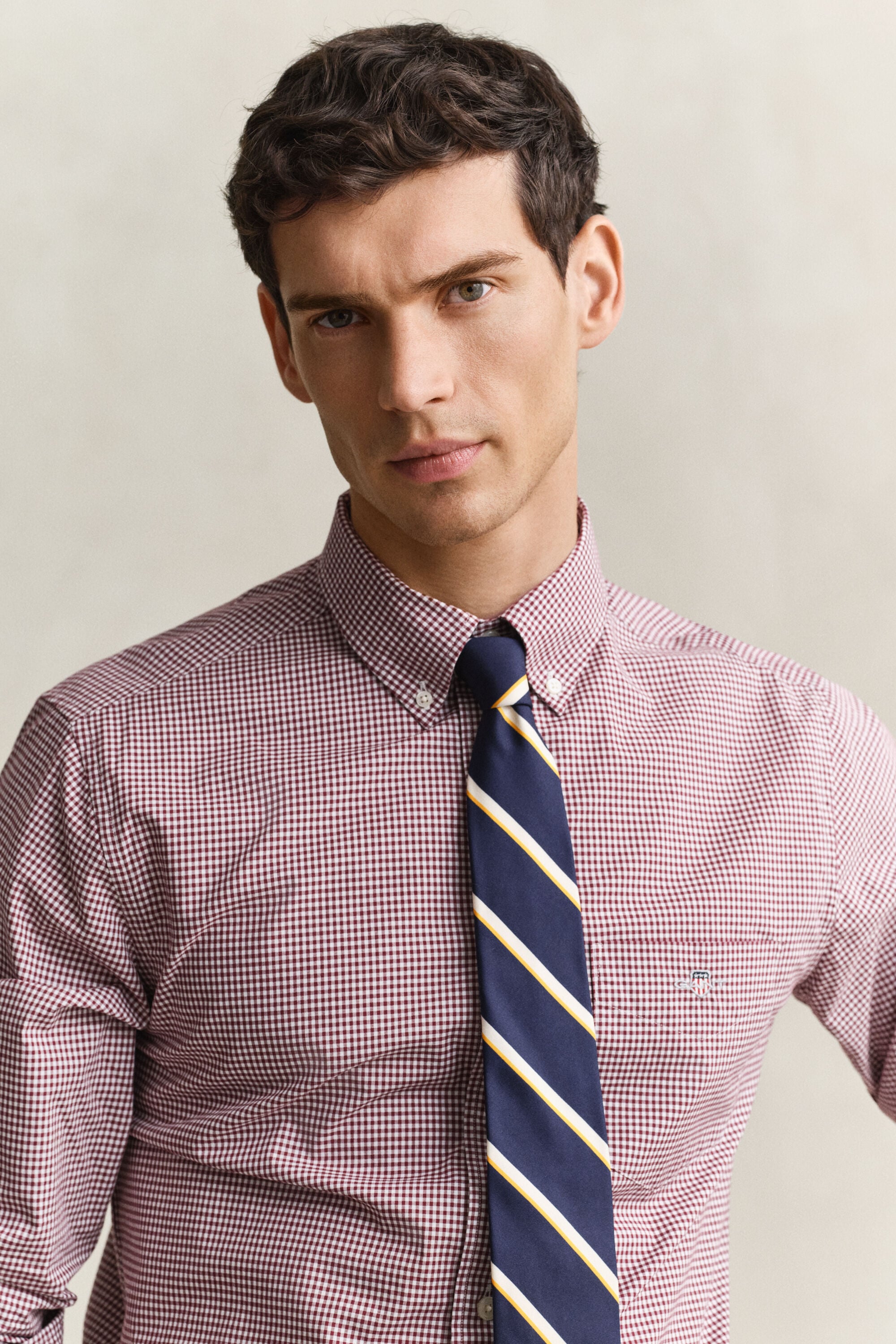 Gingham Classic Poplin Shirt