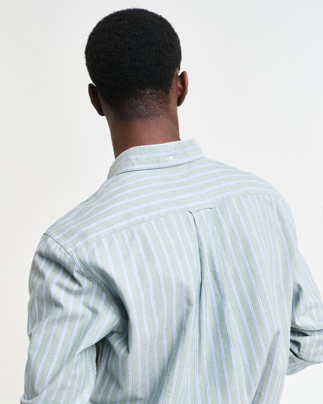 Regular Fit Striped Archive Oxford Shirt