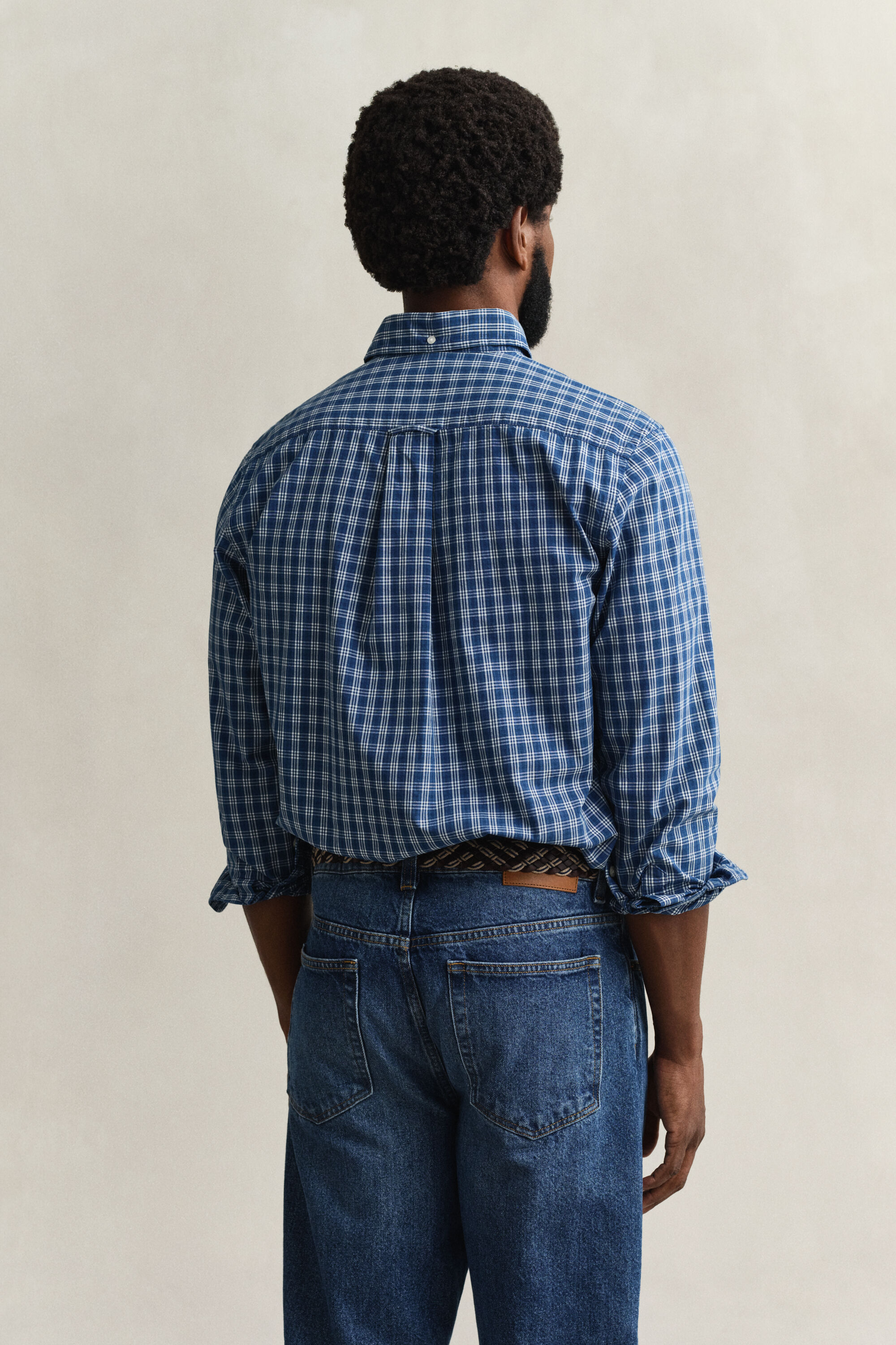 Indigo Checked Shirt