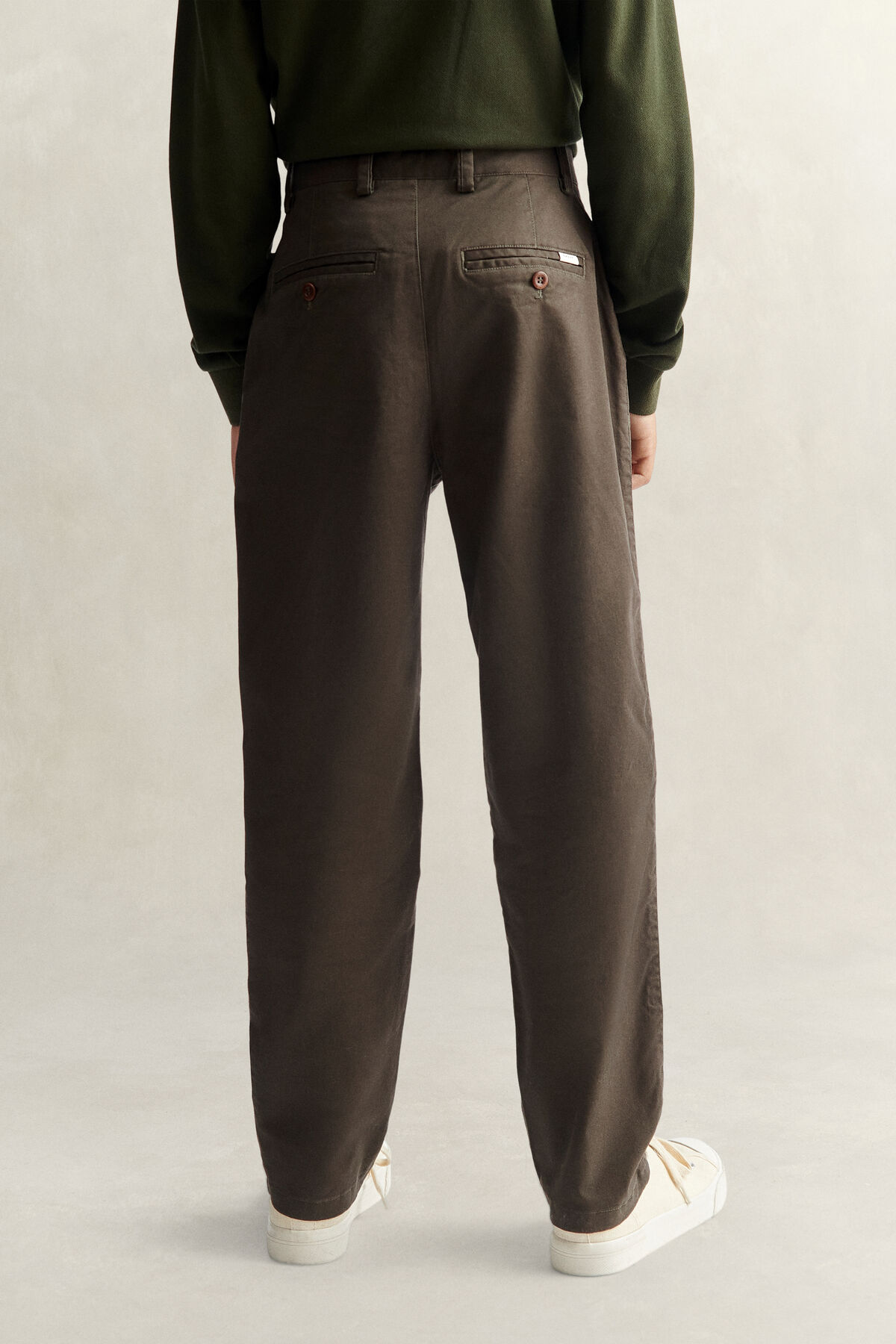 Teen Boys Chinos — SHADOW BROWN