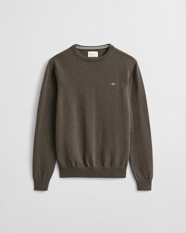 Superfine Lambswool Crew Neck Sweater