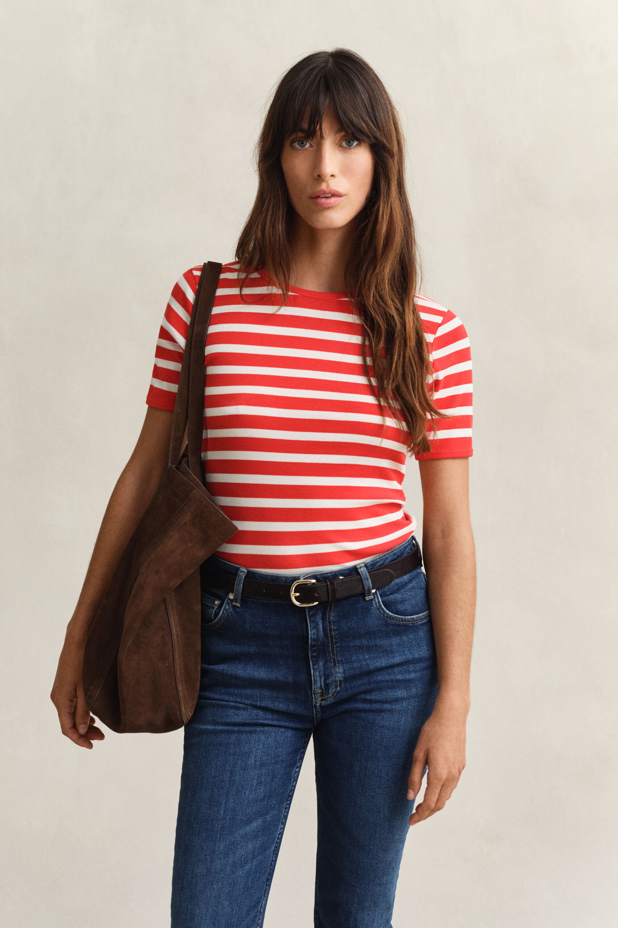 Striped Rib T-Shirt