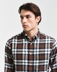 Regular Fit Plaid Flannel Shirt