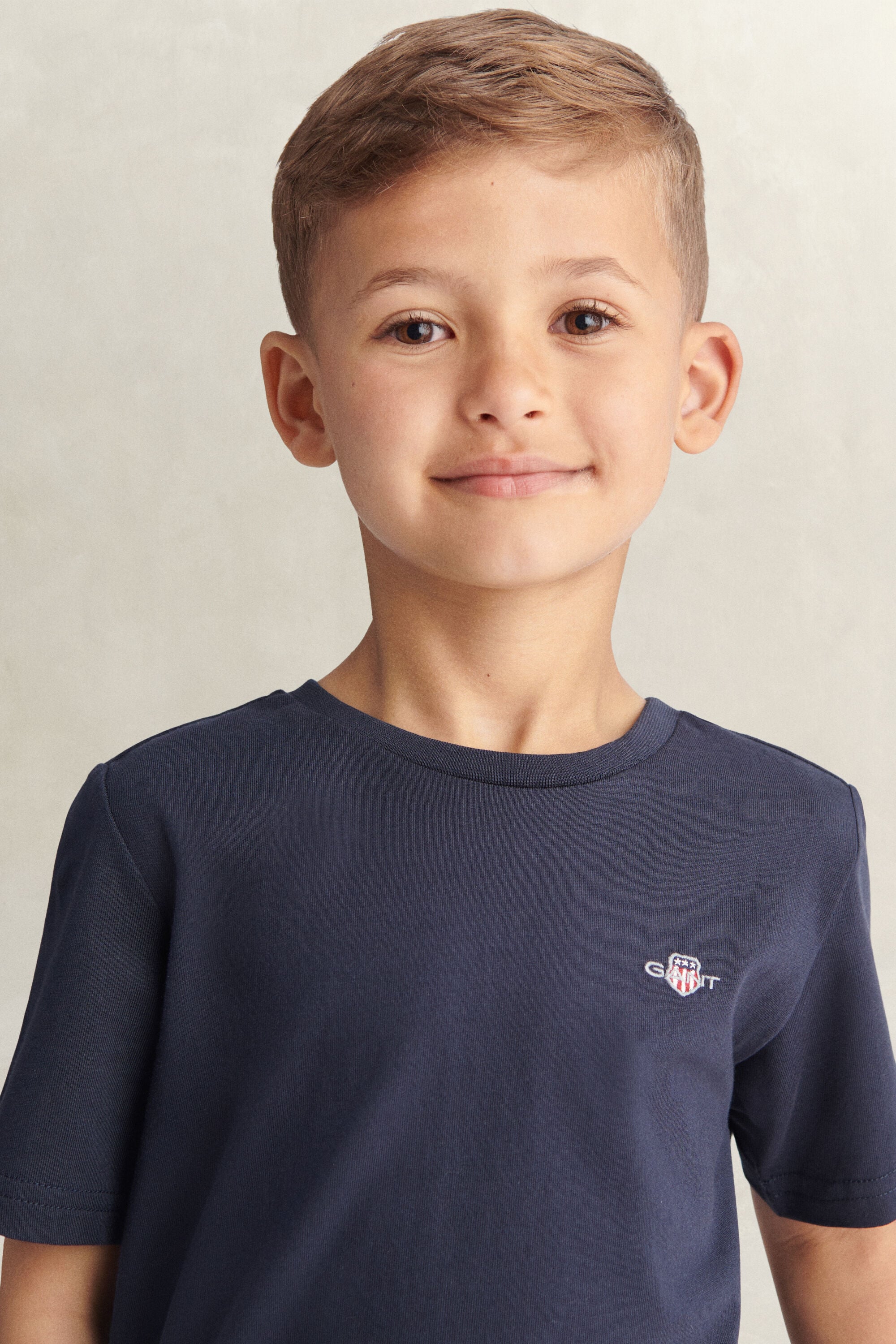 Kids Shield T-Shirt — EVENING BLUE