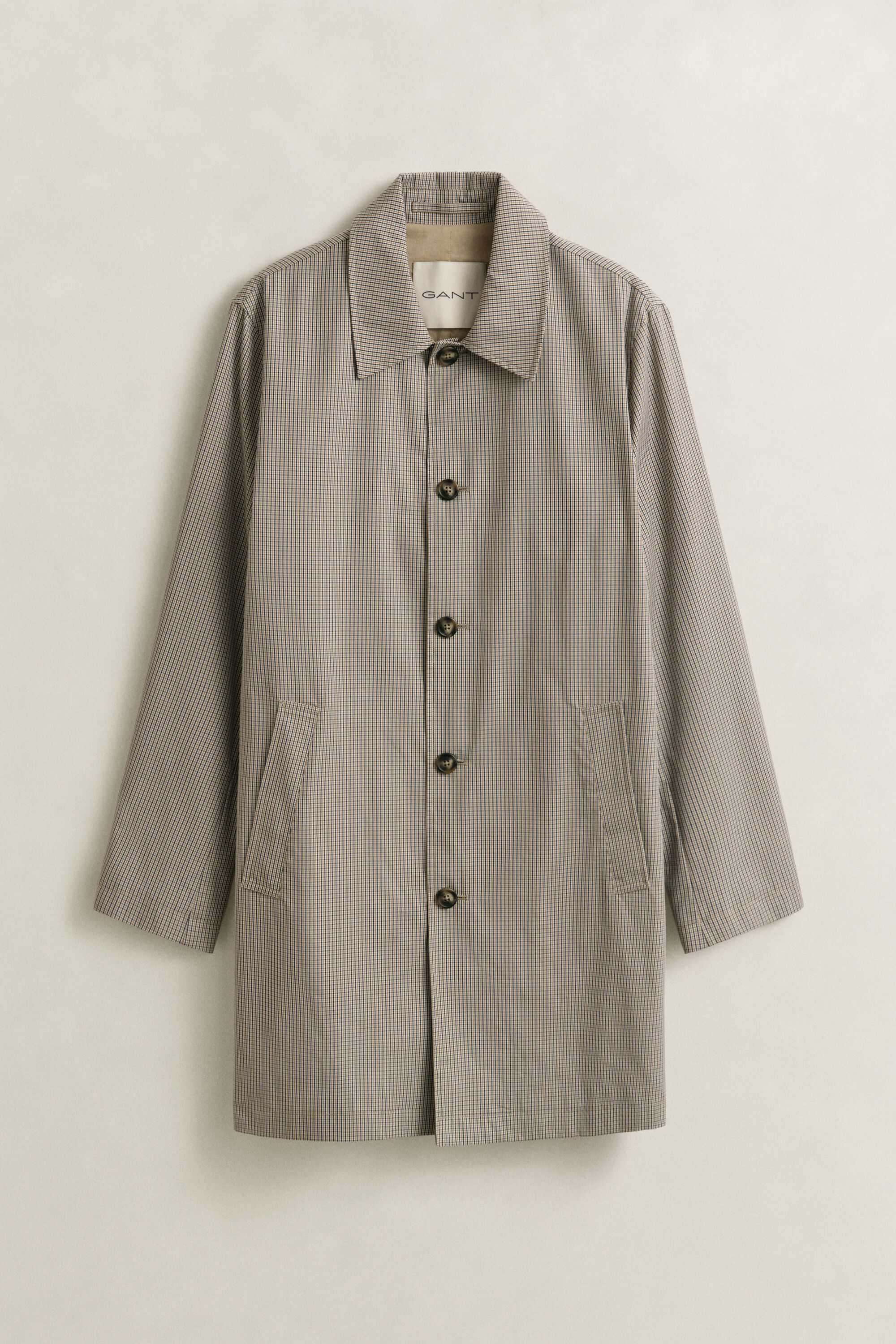 Cotton Blend Car Coat