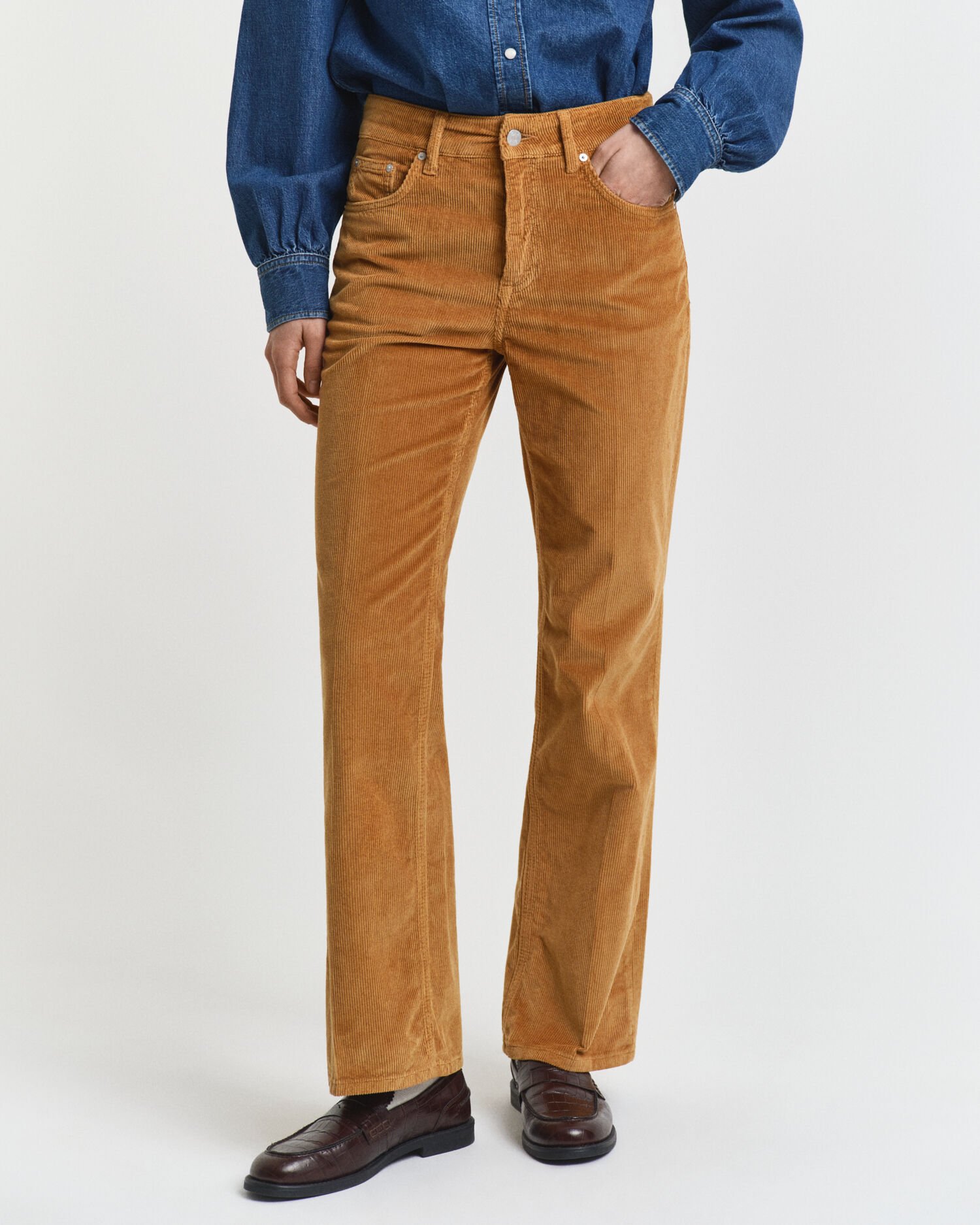 Flared Corduroy Jeans