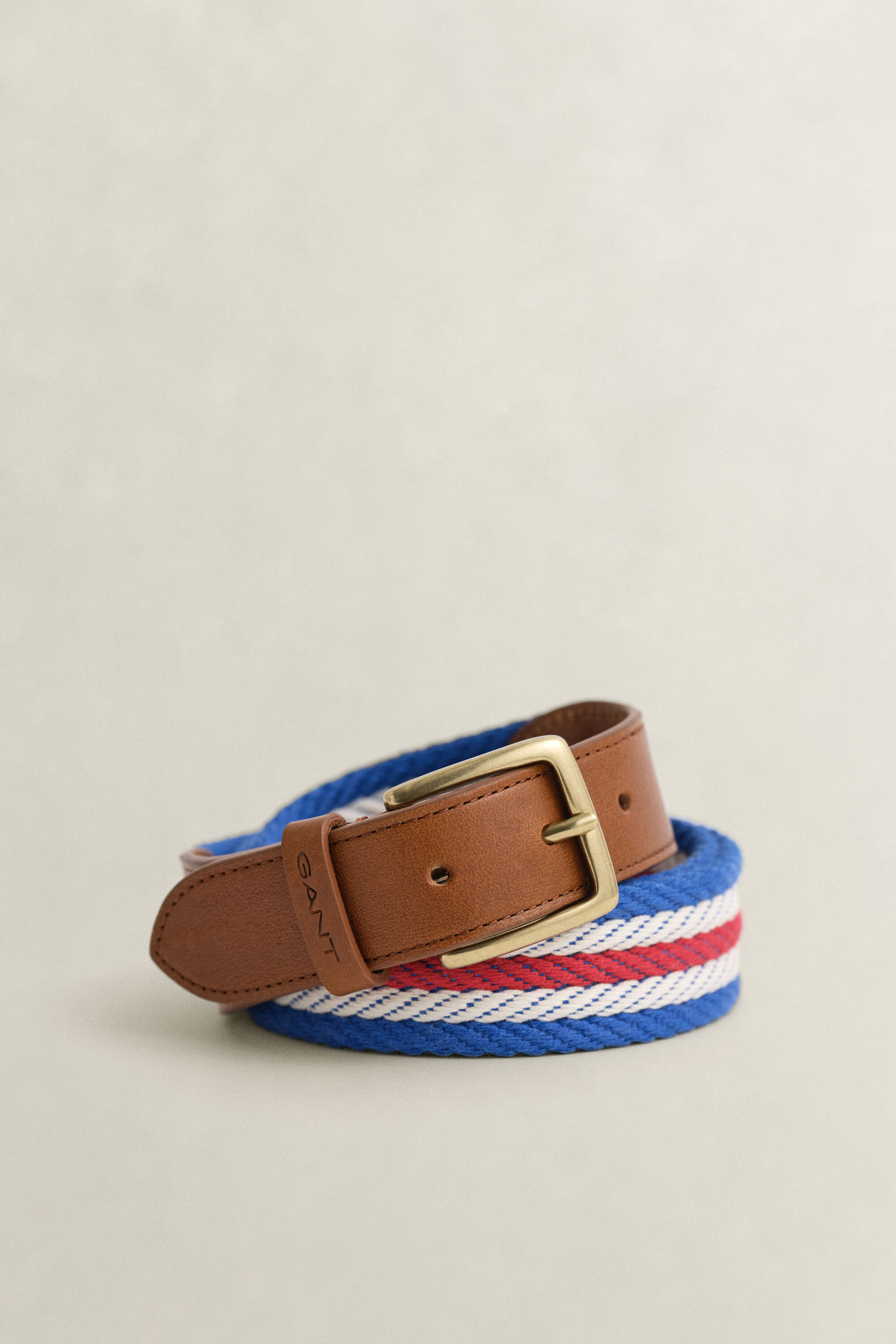 Striped Webbing Belt
