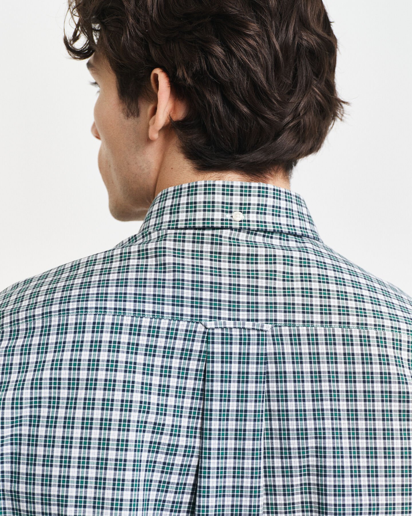 Regular Fit Small Checked Poplin Shirt