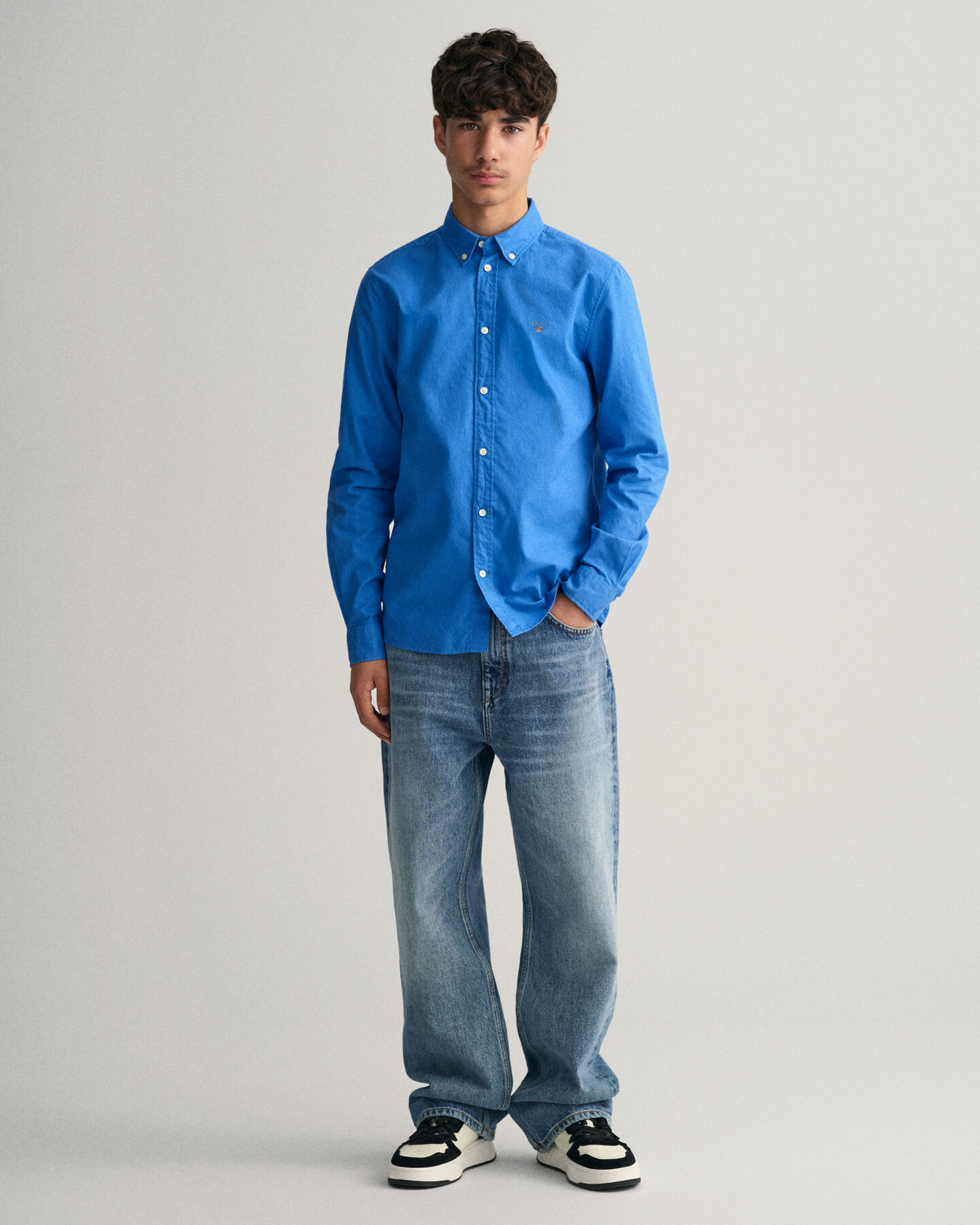 Teen Boys Cotton Twill Shirt