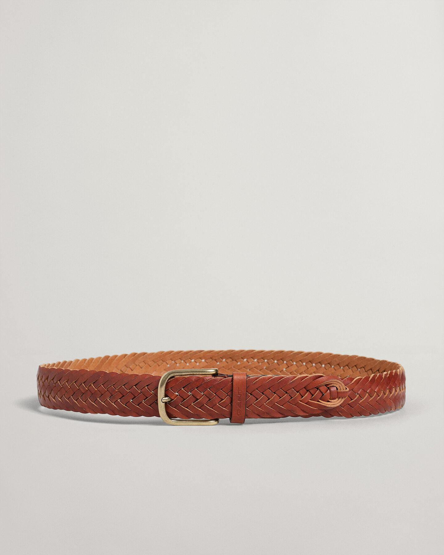 Leather Braided Waist Belt