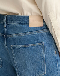 Relaxed Fit Stone Washed Jeans