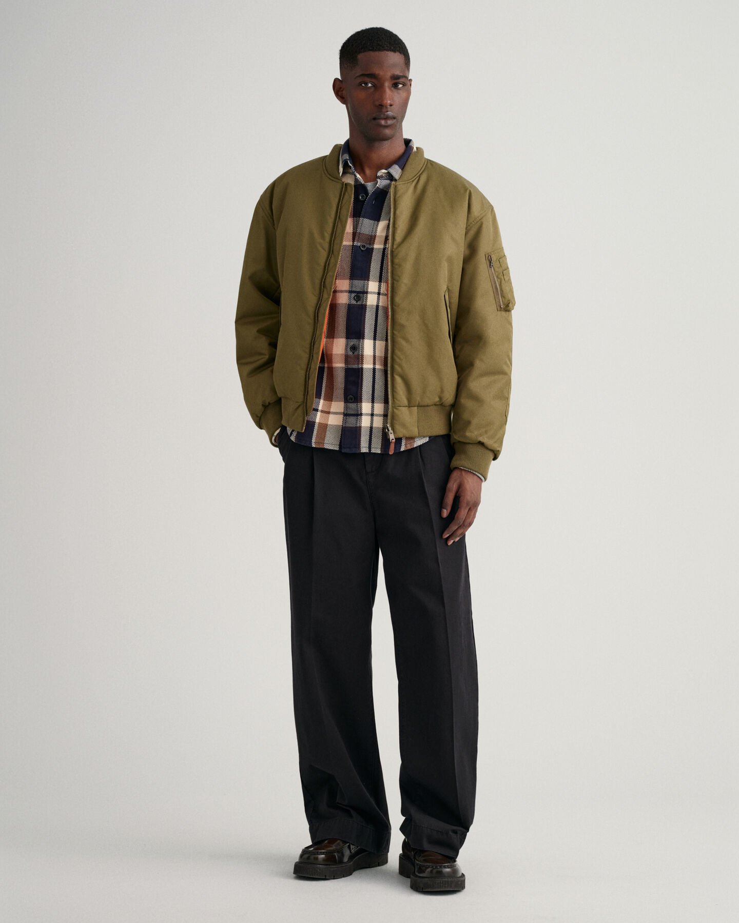 Heavy Twill Check Overshirt